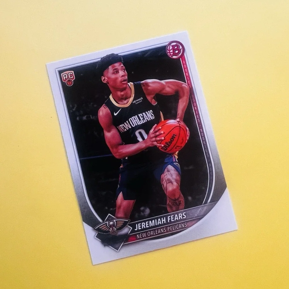 2025-26 Bowman‎ Basketball Jeremiah Fears RC #7 New Orleans Pelicans Rookie Base